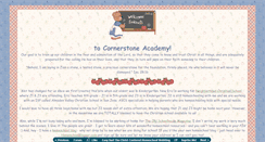 Desktop Screenshot of cornerstoneacademy.osbornz.net